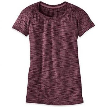 Outdoor Research Flyway T – Camiseta para Mujer, Verano, Mujer, Color Pinot/Flame, tamaño Extra-Small