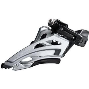 SHIMANO Deore MTB FD-M6020 - Desviador - Abrazadera Side Swing Profunda 2x10 v Negro/Plateado 2018