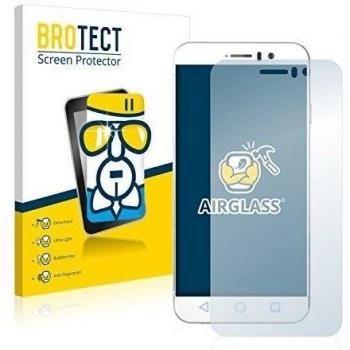 BROTECT Protector Pantalla Cristal Híbrido Compatible con Jiayu S4 Protector Vidrio - [Dureza 9H, Anti-arañazos]