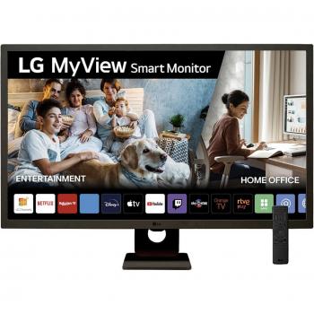 LG 32SR50F-B Smart Monitor de 31.5 con tecnología IPS, resolución Full HD y HDR10