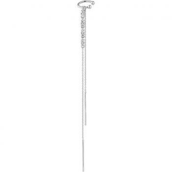 Piercing múltiple Earcandy Geraldine de plata y baño de rodio