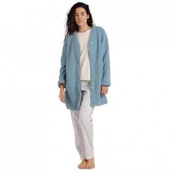 Bata de Mujer Calentita Let´s Get Lost Azul XL - Admas 2024