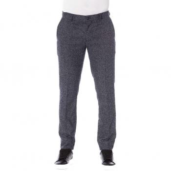 Trussardi Slim-fit Black Cotton Jeans & Pant - IT50 | L