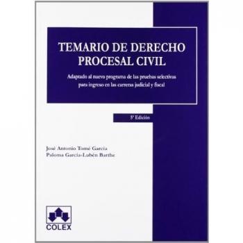 Temario Del Derecho Procesal Civil