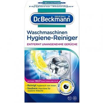 Dr. Beckmann Limpiador Desinfectante de Lavadoras, 250 g - Limpiador desinfectante para lavadoras, 250 gramos, elimina malos olores y residuos, mejora el rendimiento del lavado, apto para todo tipo
