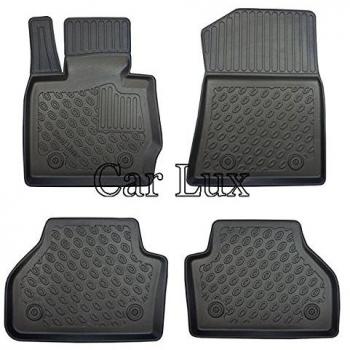 Car Lux AR04188 - Alfombrillas de Goma Exclusiv Tipo cubeta 3D para X4 F26