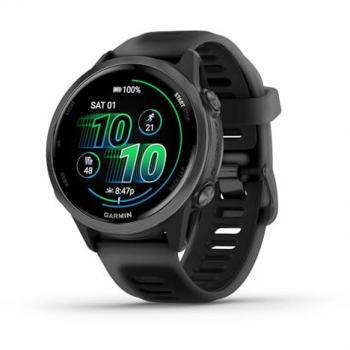 Garmin Forerunner 570 Advanced GPS Running Smartwatch 42mm - Black/Slate Gray with AMOLED Display