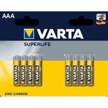 Baterías VARTA Superlife AAA Zinc-Carbón 8 Piezas