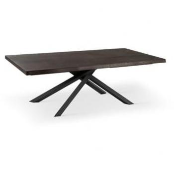 Mesa Fija Spike 200x76 cm en Fresno Negro