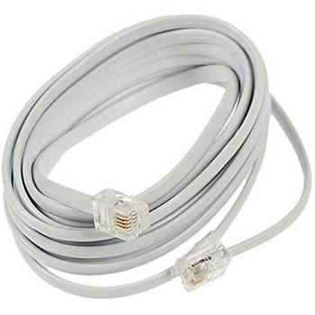 GEMBIRD CABLE TELEFONICO 6P4C RJ11 M/M 3M BLANCO TC6P4C-3M