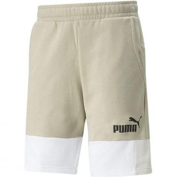 Pantalones Cortos Deportivos para Hombre Puma Essential+ Block Beige