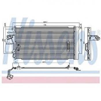 Condensador de aire acondicionado Nissens 94667 - Sistema de Aire Acondicionado, compatible con diversas marcas y modelos, fabricado con materiales de alta calidad para garantizar un rendimiento óptimo, diseñado para una fácil instalación y mantenimie