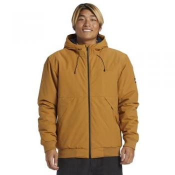 Chaqueta con capucha Quiksilver Brooks 5K marrón ocre - S