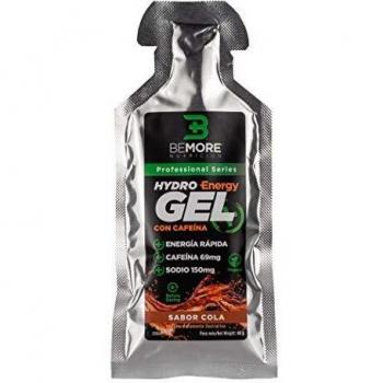HydroGel Energético +Energy Cafeína 69 mg. Sodio 150 mg. Sabor Cola. 40g