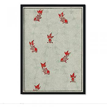 Lámina A3 Shin 26 - Póster Vintage Japonés con Ilustraciones de la Revista Shin Bijutsukai para Decoración de Interiores