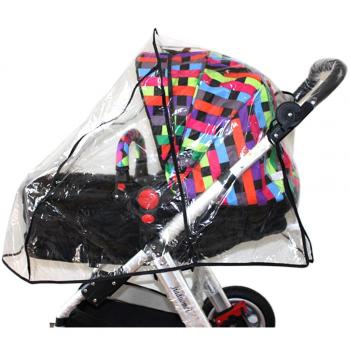 Gosear Cubierta Impermeable Transparente Protector de Pantalla de Lluvia para Universal Silla de Paseo Cochecitos Buggy Bebé
