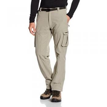 Trango Rukwa SN - Pantalón Largo para Hombre, Color Beige Oscuro, Talla S