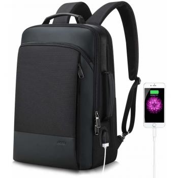 BOPAI Mochila Antirrobo de Capacidad Inteligente 15.6 Pulgadas Hombre Mochila para portátil Multiusos Daypacks de USB Puerto