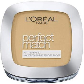 Polvo Compacto L'Oréal Paris Perfect Match D3/W3 Beige Dorado de Larga Duración