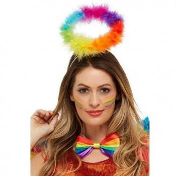 Smiffys 50994 Rainbow Angel Halo, Unisex Adulto, Multicolor, Talla Única