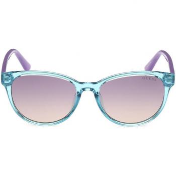 Guess Junior Polarized Sunglasses Shiny Turquoise Gradient 49mm