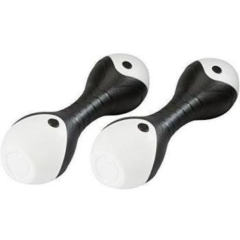 Ultrasport Set de 2 mancuernas de fitness, color negro, 3 kg