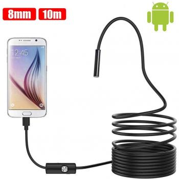Cámara Endoscópica Android 8MM, 1m a 10m de Video para Smartphone