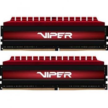 Kit de Memoria DDR4 Patriot Viper 4 Alto Rendimiento 16 GB (2x8GB) 3733MHz C17 XMP 2.0 Rojo