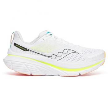 Saucony Guide 17 Stability Running Shoe Men - White - Size: 9