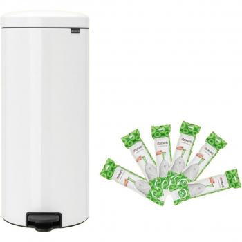 Cubo de basura con pedal NewIcon 30L + 120 bolsas Brabantia