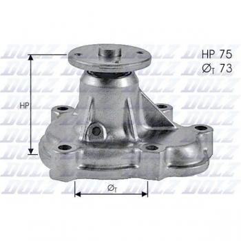 Bomba de agua DOLZ O143 - Tipo: Bomba de agua, Marca: DOLZ, Modelo: O143, Aplicación: Sistema de refrigeración del motor, Material: Aluminio y plástico, Incluye junta y