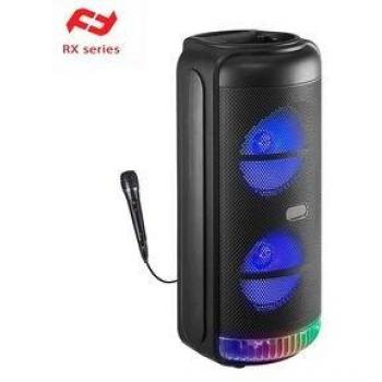 Altavoz Big Qubit RX-8228 20W 2400mAh Bluetooth función karaoke con micrófono+luces LED 59 cm