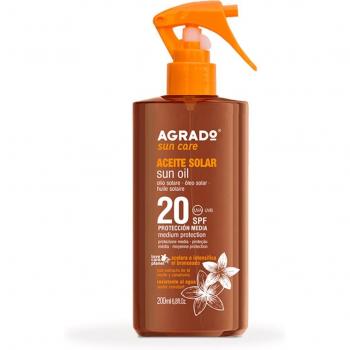Aceite Solar Acelerador del Bronceado SPF20 200 ml - Protección y Nutrición