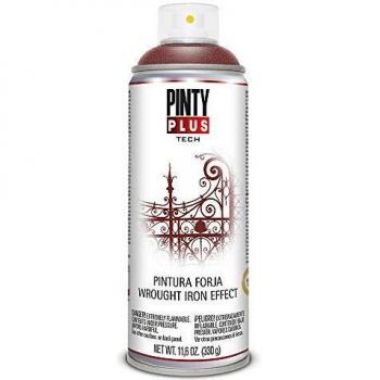 Pintura spray tech efecto forja 520 cc rojo