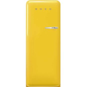 Frigorífico Retro Smeg FAB28LYW6 Amarillo 1 puerta, Compresor Inverter, 270 litros, apertura a la izquierda