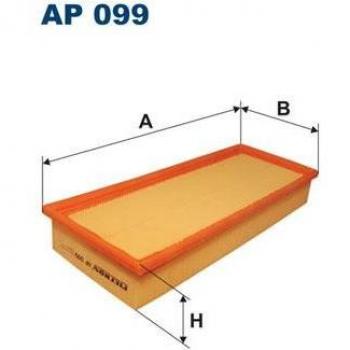 Filtro de aire FILTRON AP 099 - Tipo: Filtro de aire, Compatibilidad: Vehículos con motor específico, Eficiencia de filtración alta, Diseño optimizado para flujo de aire, Fabricado con materiales duraderos y resistentes