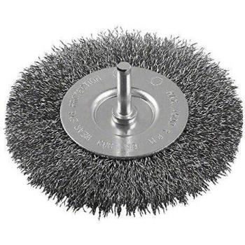 Cepillo circular de alambre ondulado Ø 100 mm con vástago de 6 mm - BOSCH 2607017119