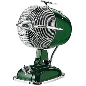 CasaFan Ventilador de mesa Retro Jet-GR 3 niveles 301505 lacado verde británico, 1350 rpm