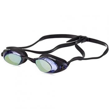 Head Stealth Mirrored - Gafas de buceo unisex, color negro