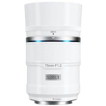 SIRUI Sniper 75mm F1.2 Autofocus Telephoto Lens for Z Mount APS-C Cameras (White)