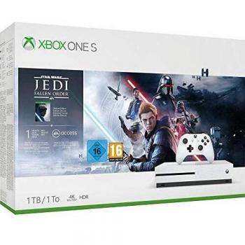 Microsoft - Consola 1 TB, Mando Inalámbrico + Star Wars Jedi: Fallen Order