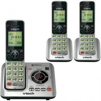 VTech CS6629-3 3-handset cordless phone with Caller ID and Digital Answering System