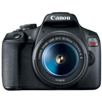 Canon EOS Rebel T7 24.1MP DSLR Camera with EF-S 18-55mm Lens, CMOS Sensor, DIGIC 4 Processor, Full HD Video, ISO 6400, 9 AF Points, 3.0-inch
