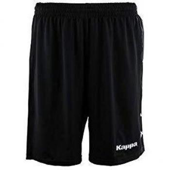 Kappa Olbia Short, Unisex, Negro/Blanco, 2XL