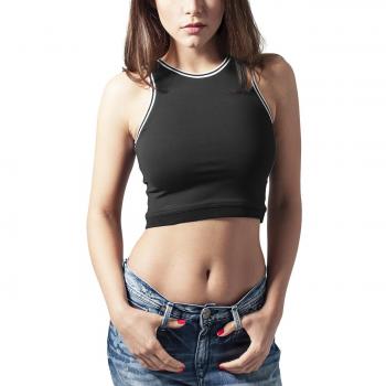 Urban Classics Ladies Tech Cropped Top-Tank Top Mujer    Mehrfarbig