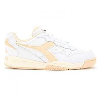 Zapatillas Sneakers Diadora Winner 501.179584.d0296 para mujer en color blanco, naranja y salmón, talla 37