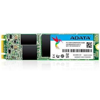 ADATA SU800 M.2 2280 512GB 3D-NAND 400TB TBW 560MB/s Read and 520MB/s Write High Speed Solid State Drive, for ultrabooks , notebooks , and desktop