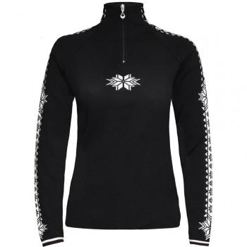Dale of Norway Geilo Women's Sweater Black Offwhite S