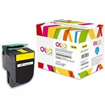 Tóner Reacondicionado Amarillo OWA Armor Lexmark C5XX/X5XX, 4.000 páginas