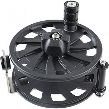 Carrete Fusil Cressi R50 para Rifles de Pesca Submarina, con elástico, Unisex-Adult, color negro